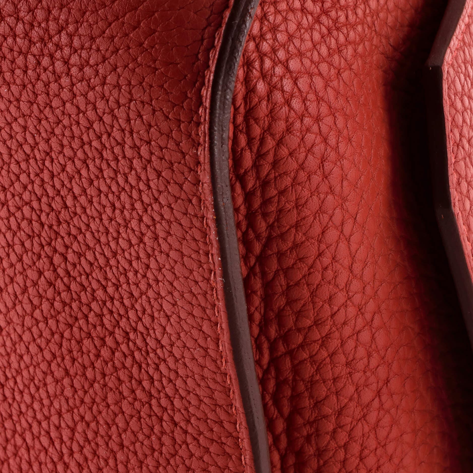 Pre-Owned Hermes Jypsiere Bag Clemence 34, Alternate, color, Brique