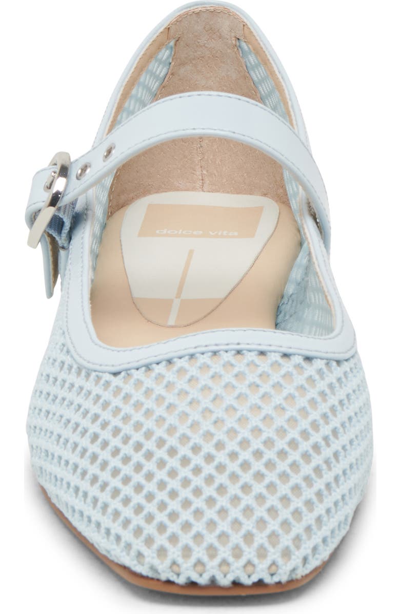 Dolce Vita Rodni Mary Jane Flat, Alternate, color, Light Blue Woven Mesh