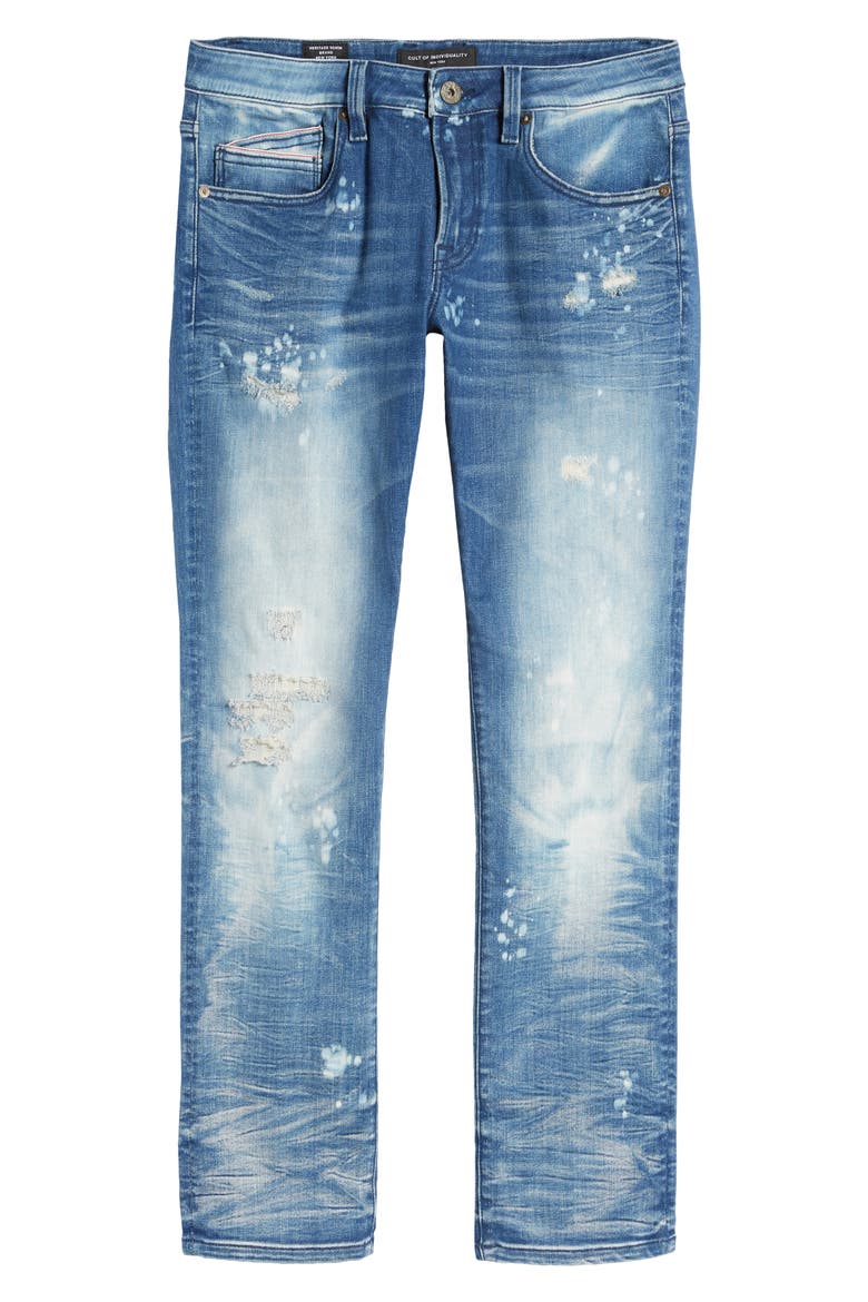 Rocker Men's Slim Fit Jeans, Alternate, color, DUNE