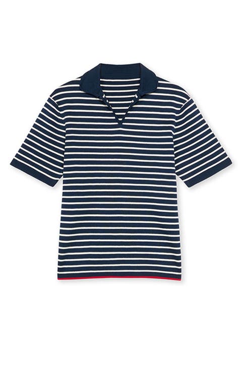 Andy Polo Short Ribbed Sleeve