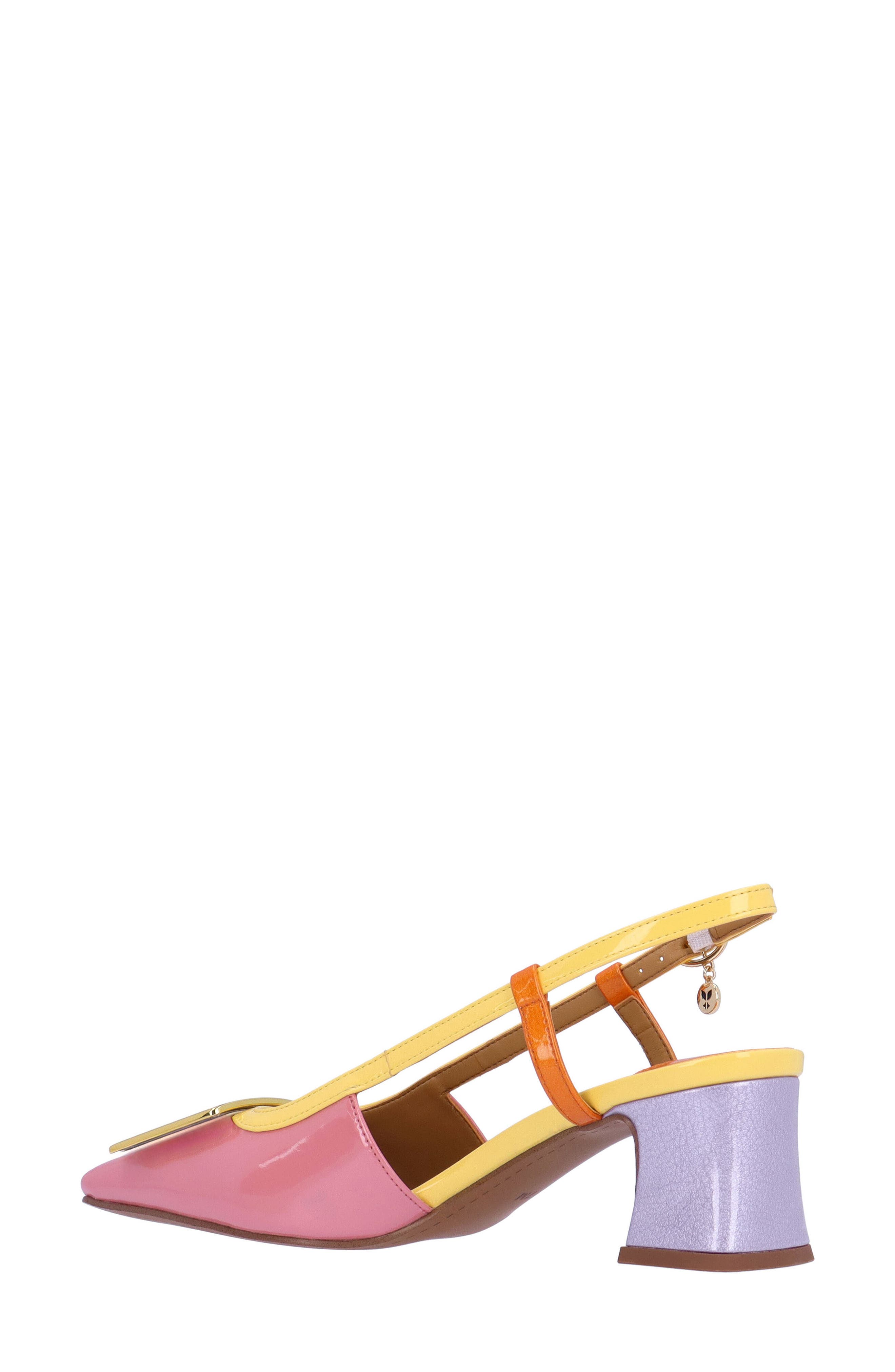 J. Reneé Kellen Slingback Pump, Alternate, color, Pink/ Yellow/ Orange