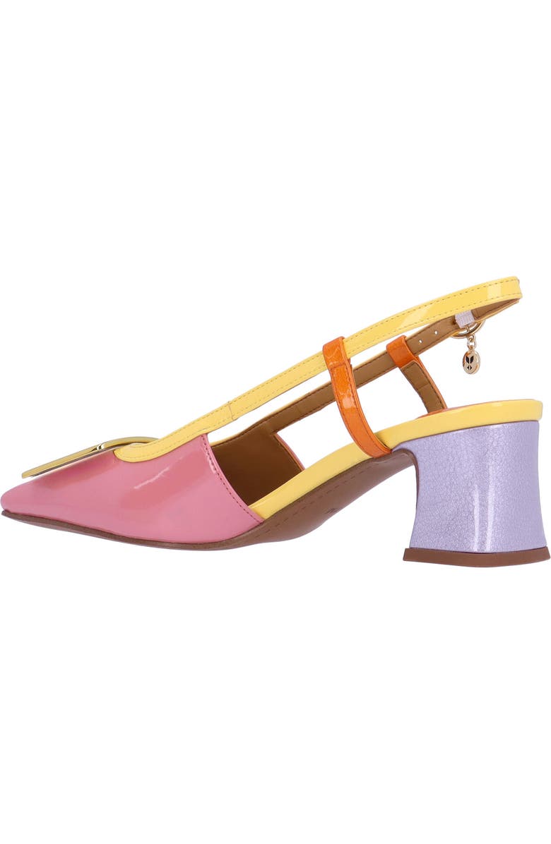J. Reneé Kellen Slingback Pump, Alternate, color, Pink/ Yellow/ Orange