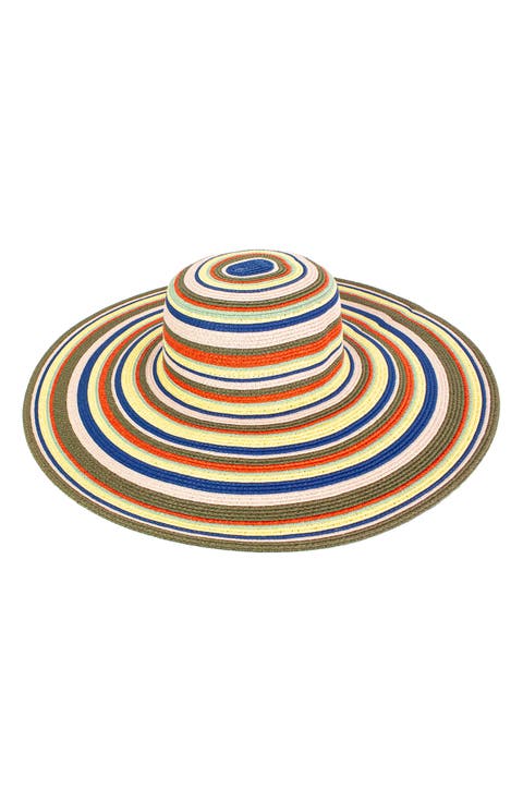 Drwe Stripe Sun Hat