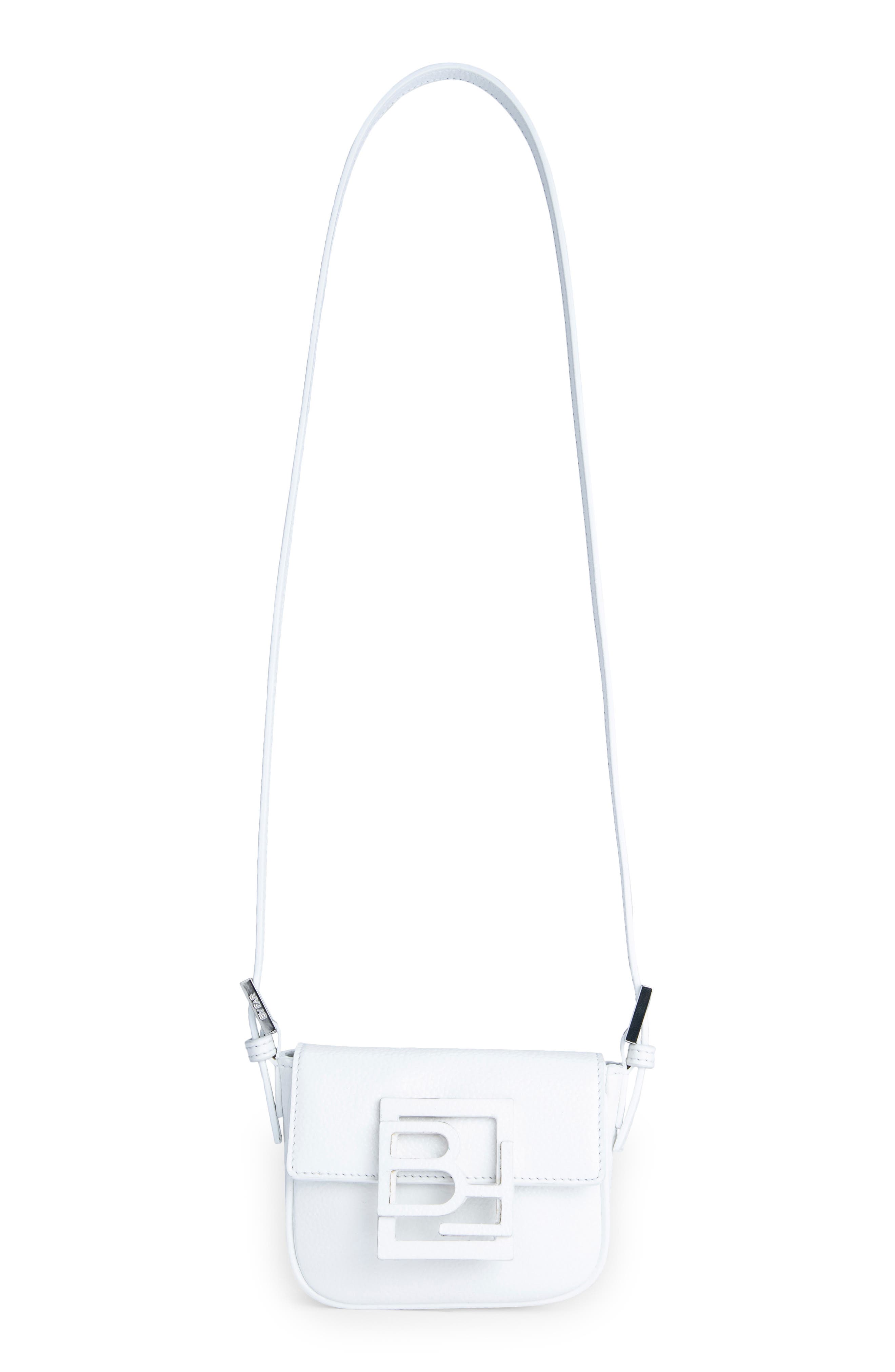 By Far Alfie Leather Top Handle Bag, Alternate, color, 