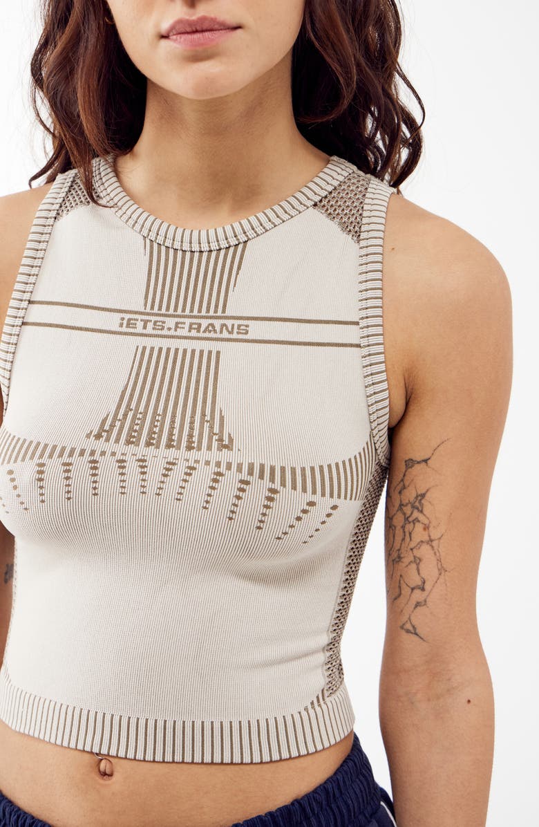 Iets Frans Lara Crop Tank, Alternate, color, Neutral