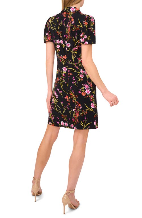 Cece Print Polo Minidress