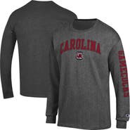 Champion Men's Champion Charcoal South Carolina Gamecocks Arch Over Logo 2-Hit Long Sleeve T-Shirt