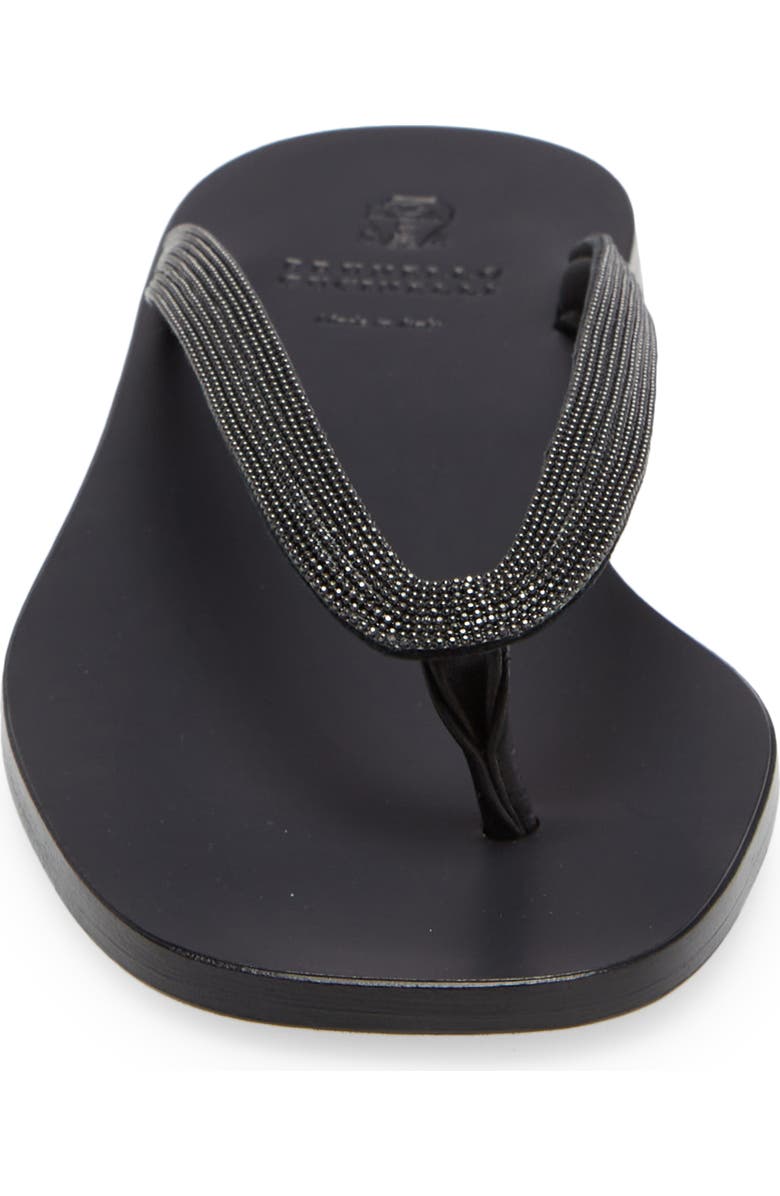 Brunello Cucinelli Monili Flip Flop, Alternate, color,