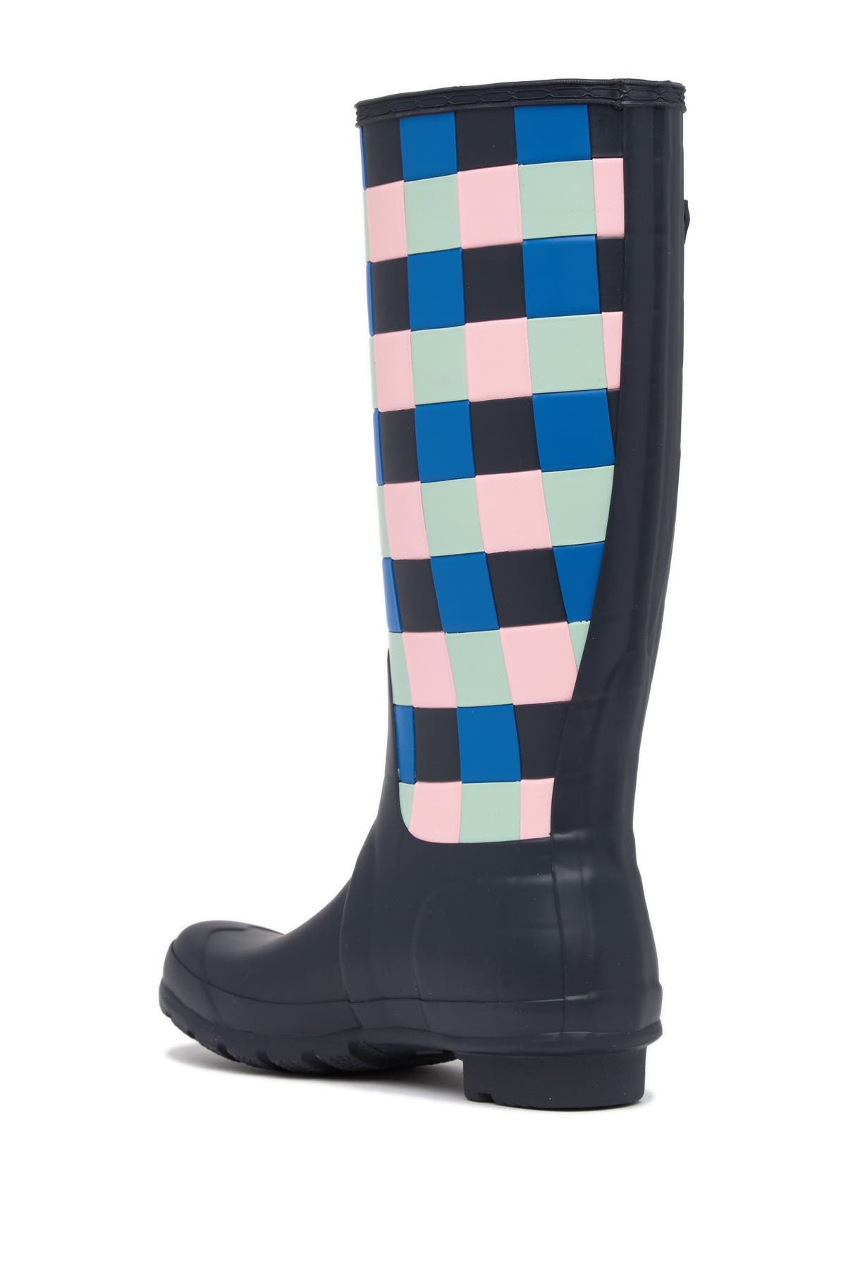 Hunter Original Tall Gingham Print Waterproof Boot (Women) | Nordstromrack