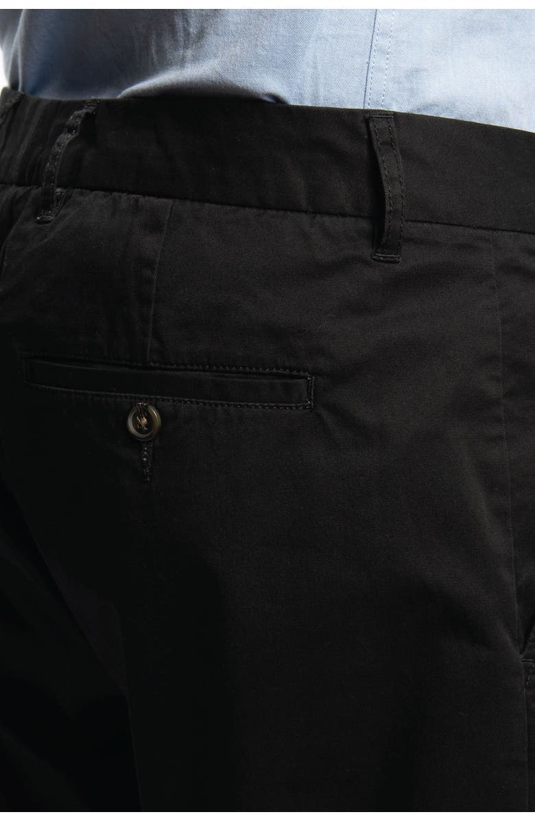 Peter Manning Lightweight Stretch Chinos Slim Fit, Alternate, color, Black