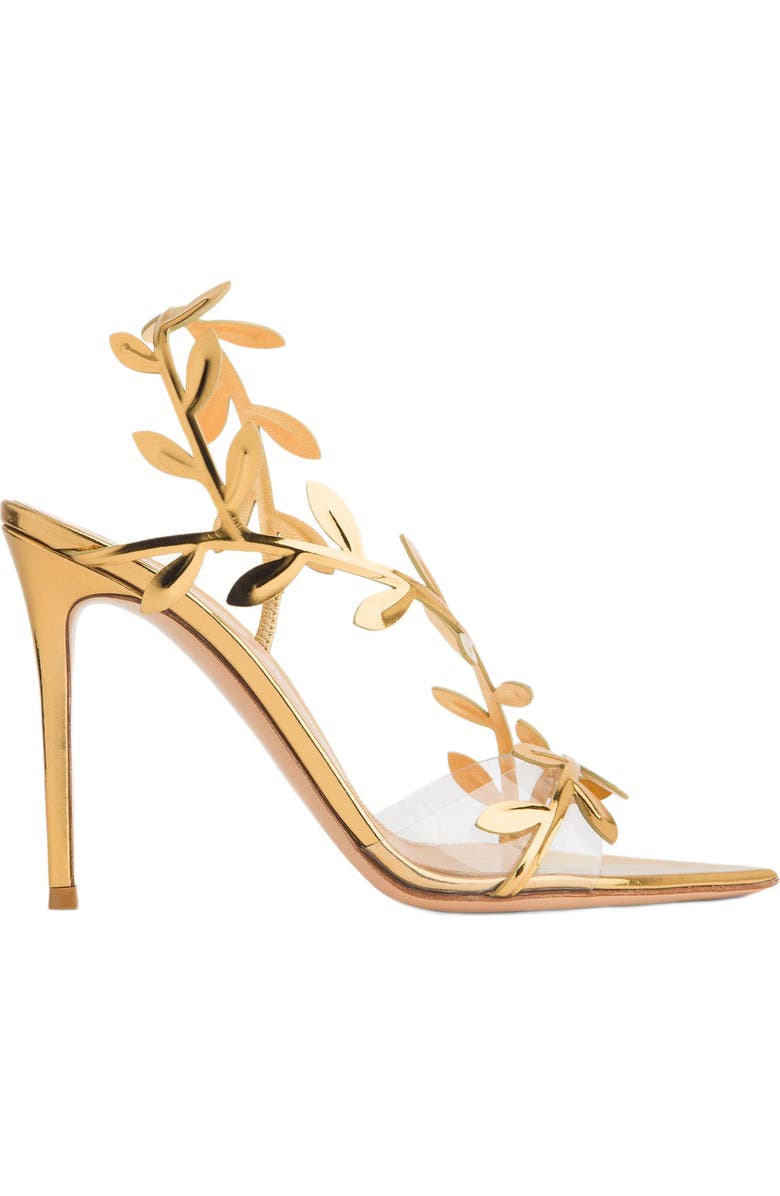 Gianvito Rossi Flavia Sandal, Main, color, Gold