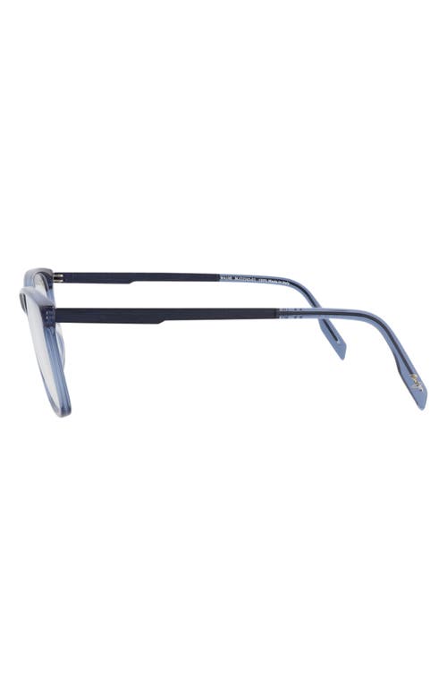 Maui Jim Core Optical 56mm Rectangular Reading Glasses In Blue