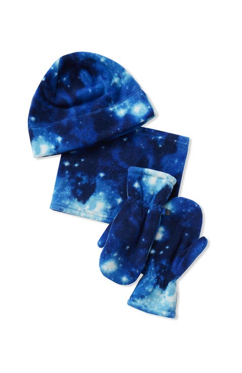 Kids Cozy Fleece Hat-Scarf-Gloves Set