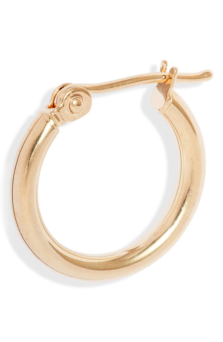Poppy Finch 14K Gold Huggie Hoop Earrings, Alternate, color,