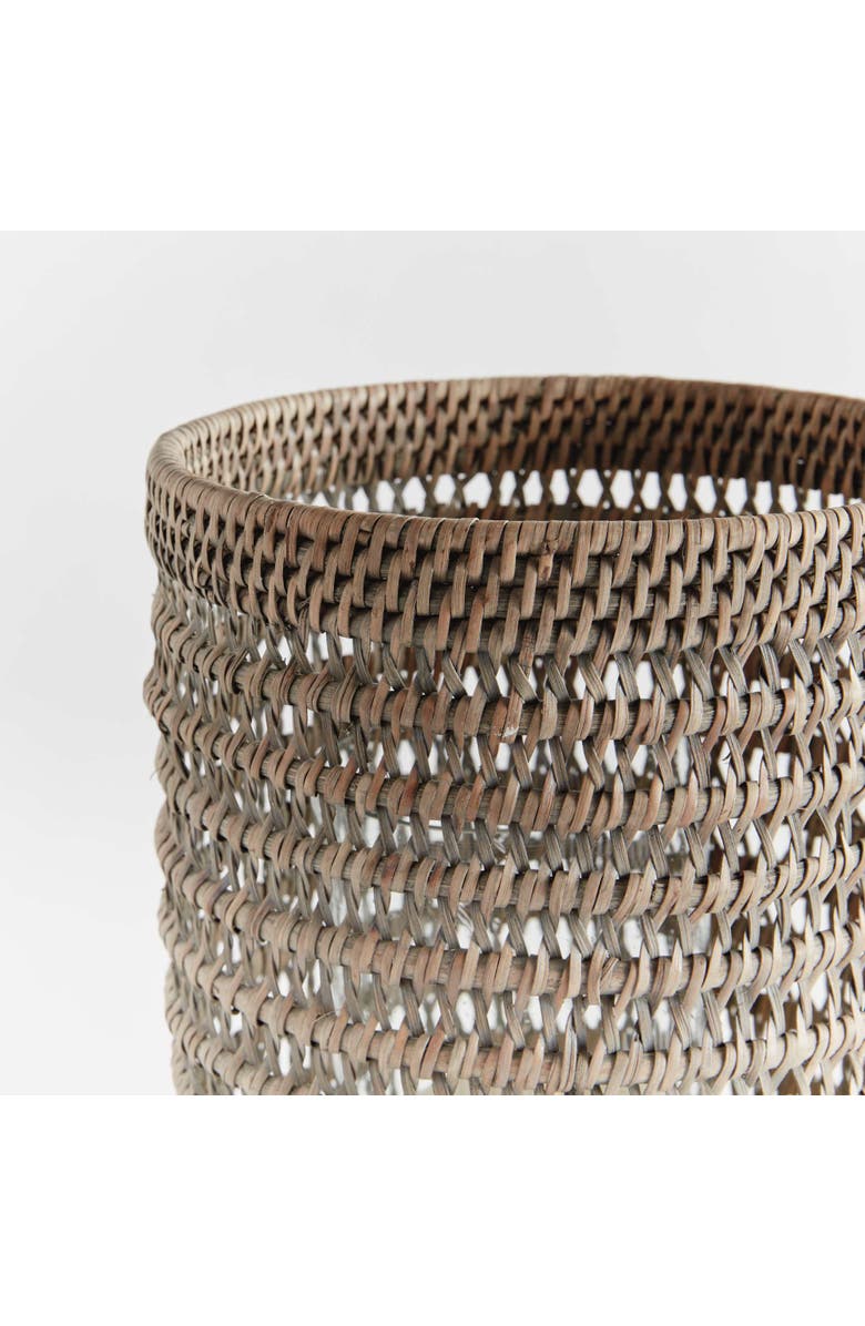 Napa Home & Garden Burma Rattan Hurricane Large, Alternate, color, Gray