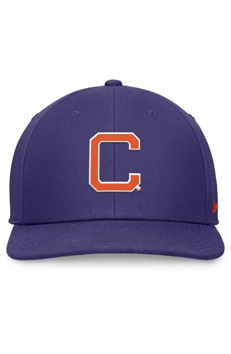 Nike Men's Nike Purple Clemson Tigers Primetime Pro Snapback Hat, Alternate, color, Purple