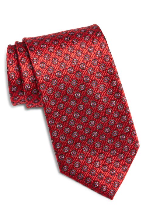 Medallion Silk Tie