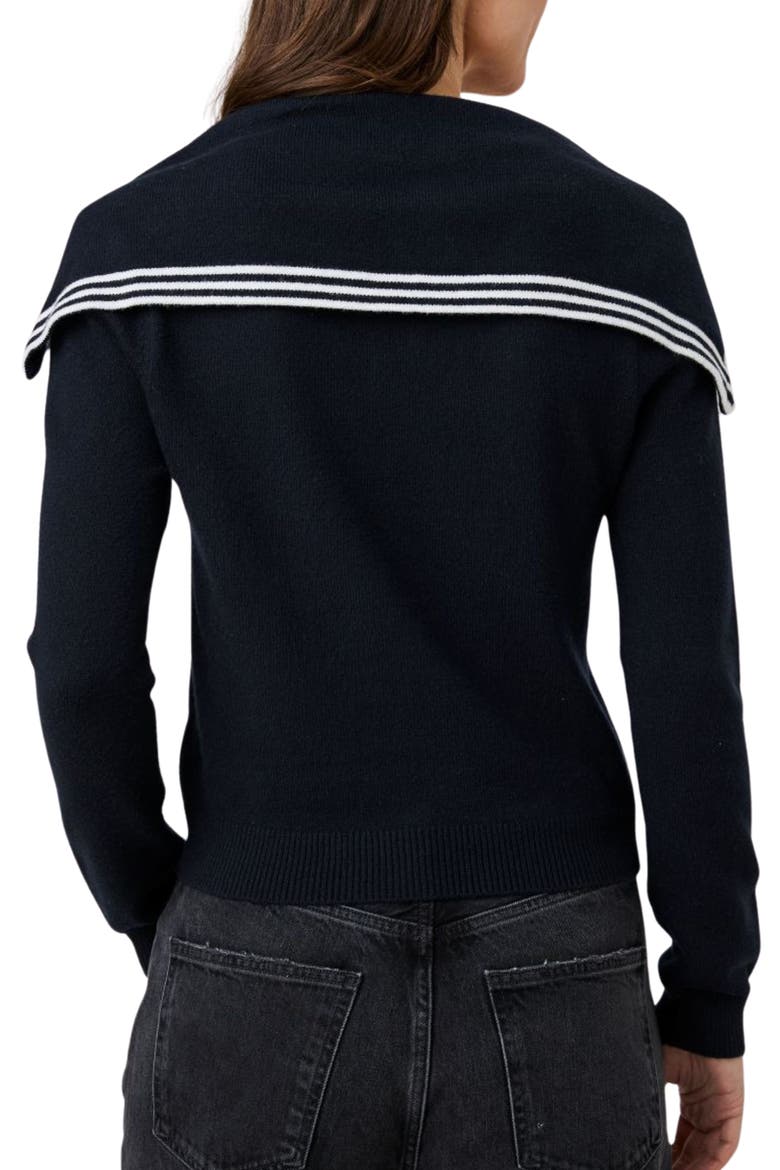 Sailor Sweater, Alternate, color, NAVY/ WHITE