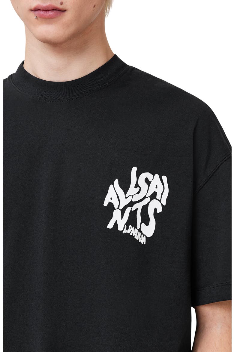 Orlando Logo Oversize Graphic T-Shirt, Alternate, color, JET BLACK