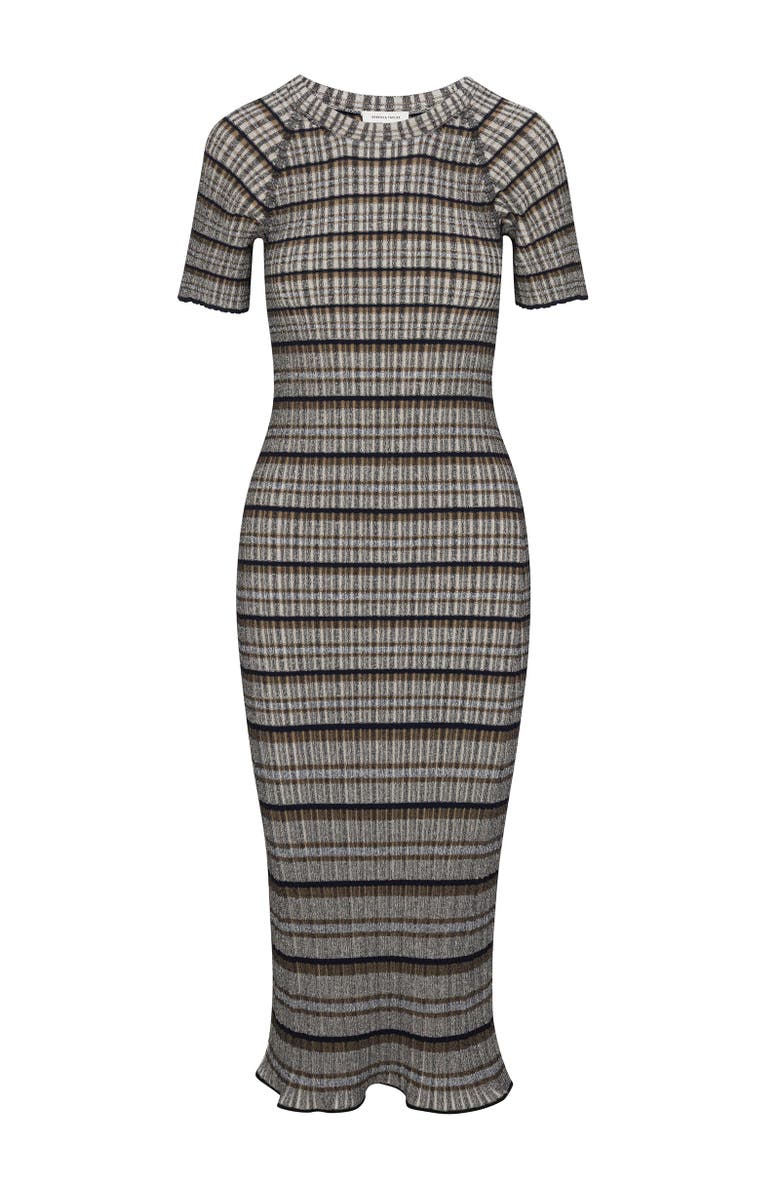 Rebecca Taylor Laine Sweater Dress, Alternate, color, Black Multi