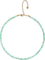 Seven Saints Chrysoprase Choker Necklace For Higher Truth & Uplifting Clarity