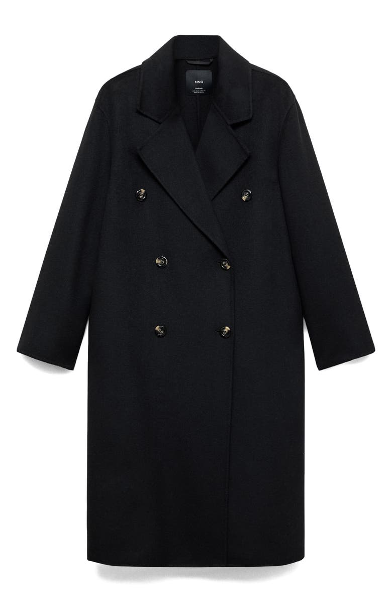 MANGO Handmade Oversize Wool Blend Coat, Alternate, color, 