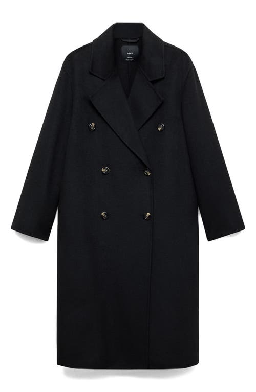 MANGO MANGO HANDMADE OVERSIZE WOOL BLEND COAT 
