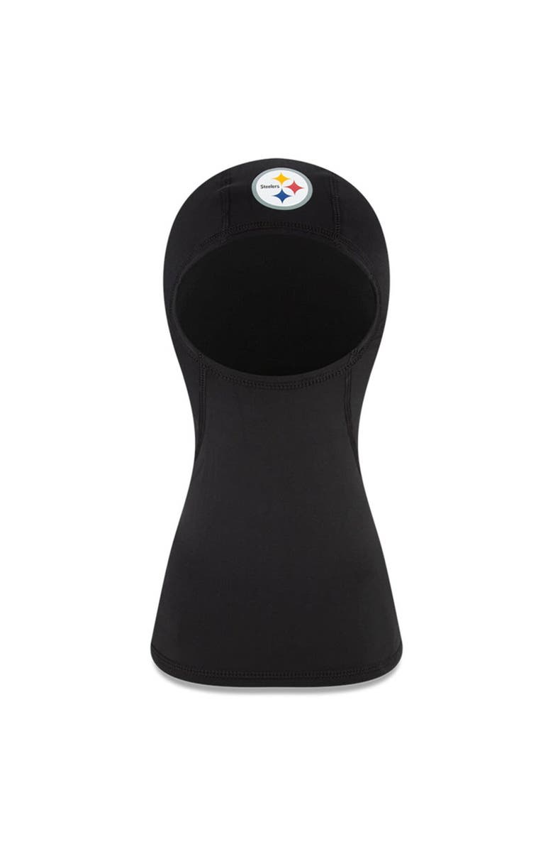 New Era Men's New Era Black Pittsburgh Steelers NFL Sideline Official Balaclava, Main, color, 