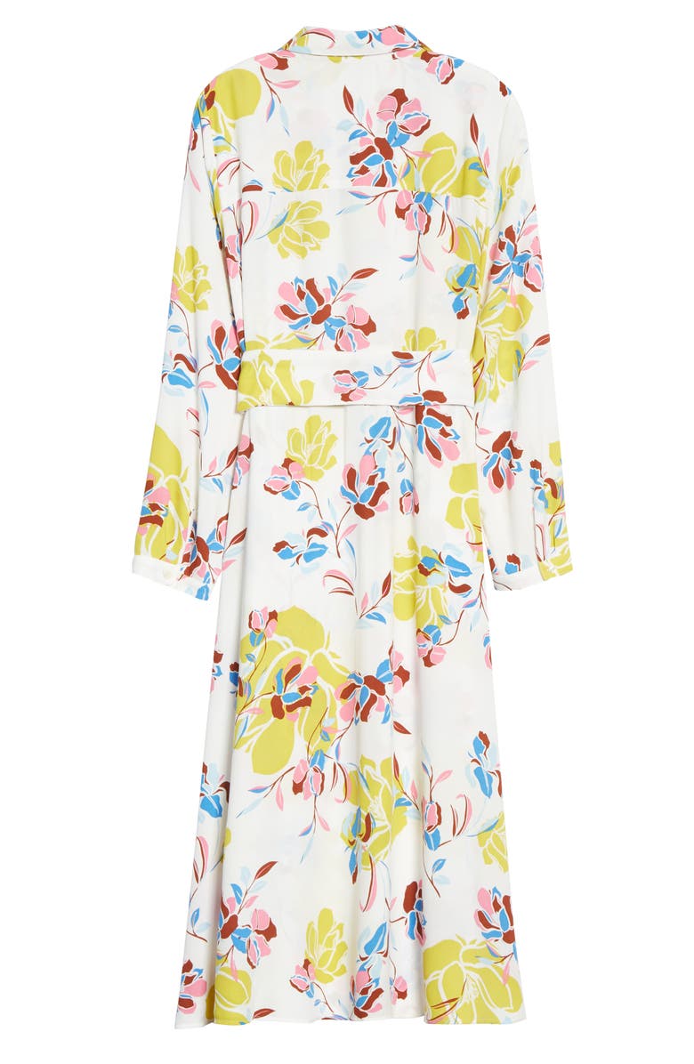 Halogen<sup>®</sup> Long Sleeve Midi Shirtdress, Alternate, color,