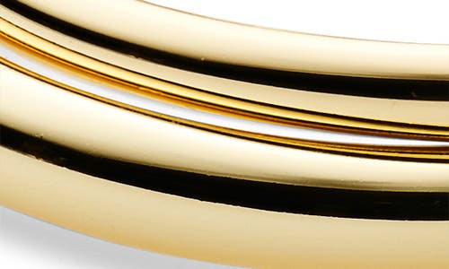 Nordstrom Set Of 2 Tubular Bangles In Gold