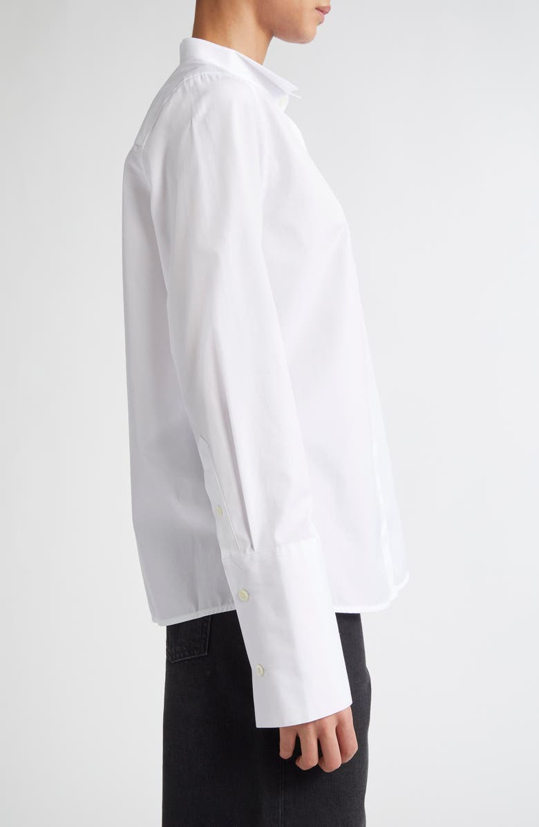 TEURN STUDIOS Tailcoat Organic Cotton Poplin Button-Up Shirt, Alternate, color, 