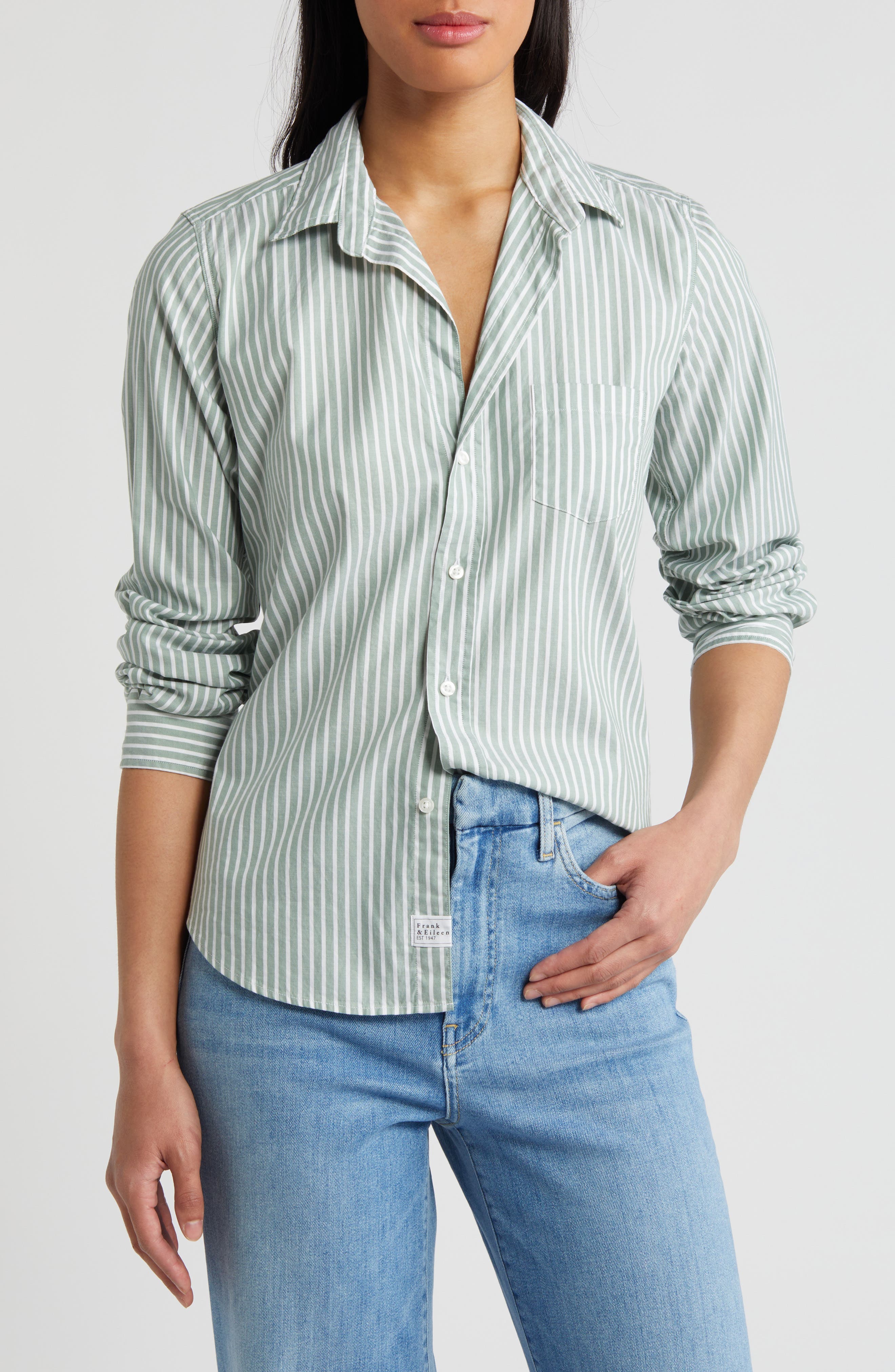 Frank & Eileen Barry Tailored Fit Button-Up Shirt
