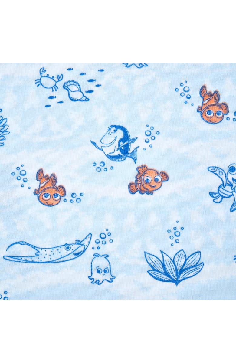 HALO Disney 100% Cotton 1.5 TOG Sleepsack Swaddle, 3-Way Adjustable Wearable Blanket, Alternate, color, Nemo Tie Dye