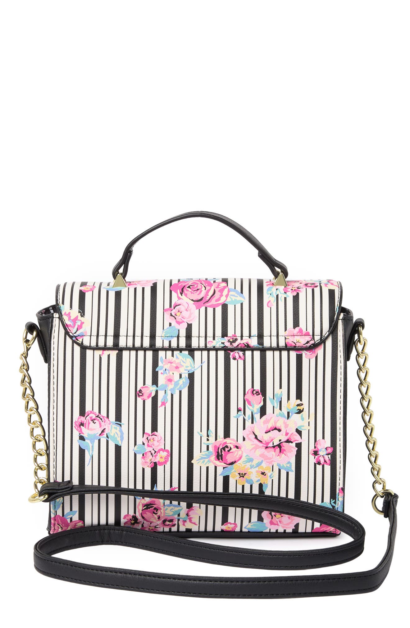 Luv Betsey by Betsey Johnson Heart Quilted Crossbody Bag, Alternate, color, 