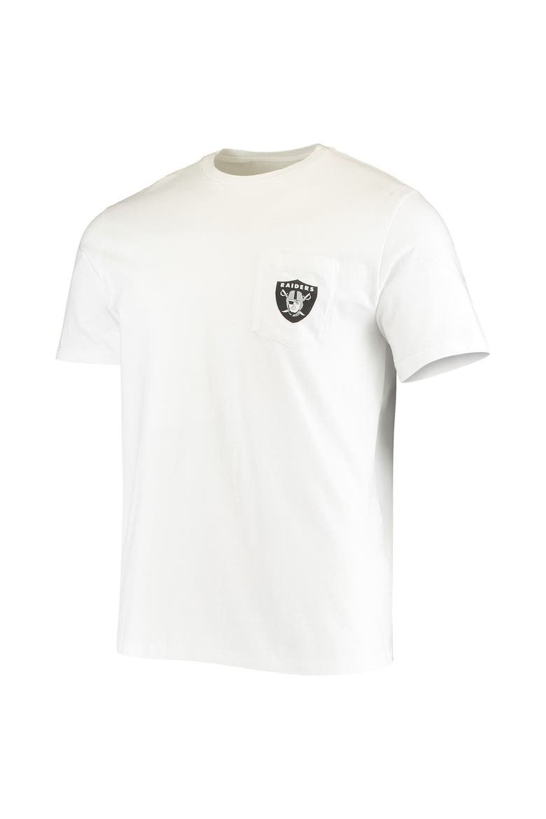 Men's Vineyard Vines White Las Vegas Raiders Big & Tall Helmet T-Shirt, Alternate, color, White