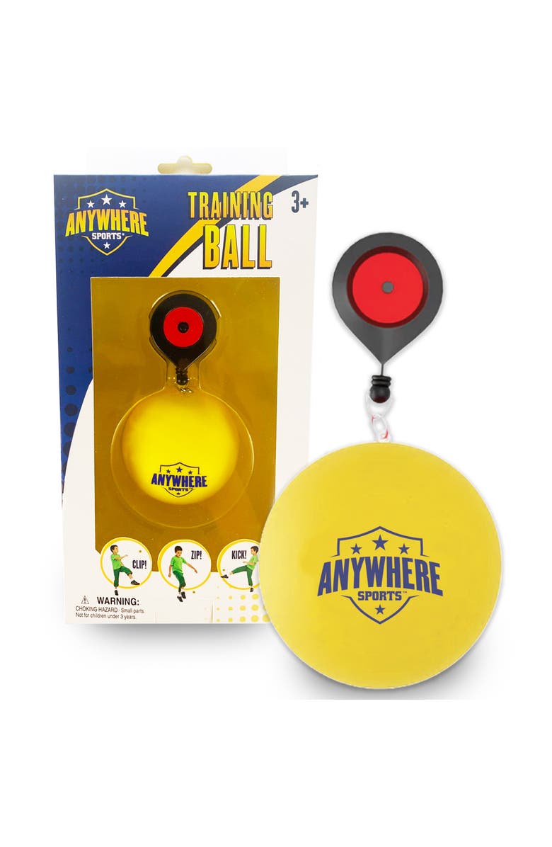 Anywhere Sports Training Ball | 3In1 Leash Clip, Alternate, color, Multicolored