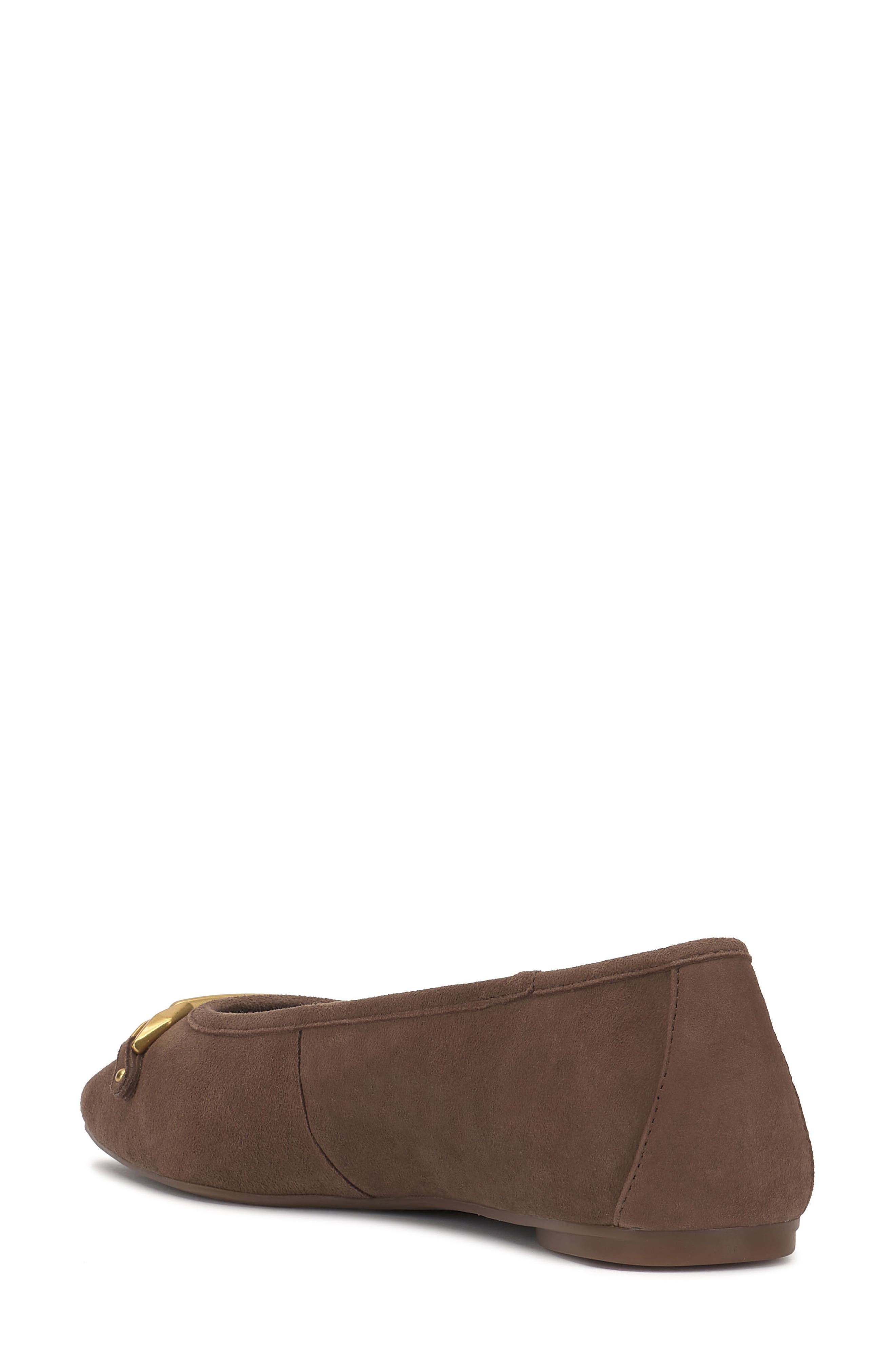 Virna Square Toe Flat, Alternate, color, TOASTED TAUPE