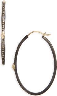 Armenta Old World Oval Hoop Earrings