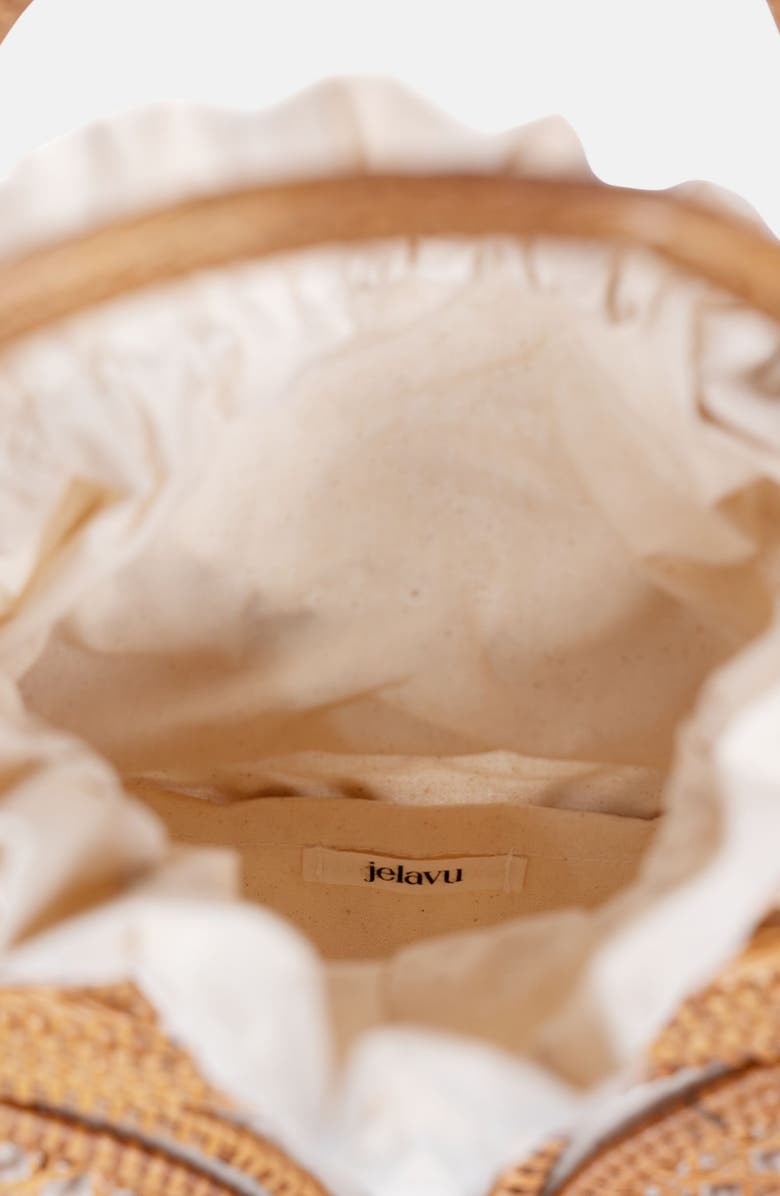 Jelavu Ata Butterfly Handwoven Rattan Tote, Alternate, color, Natural/ Ivory