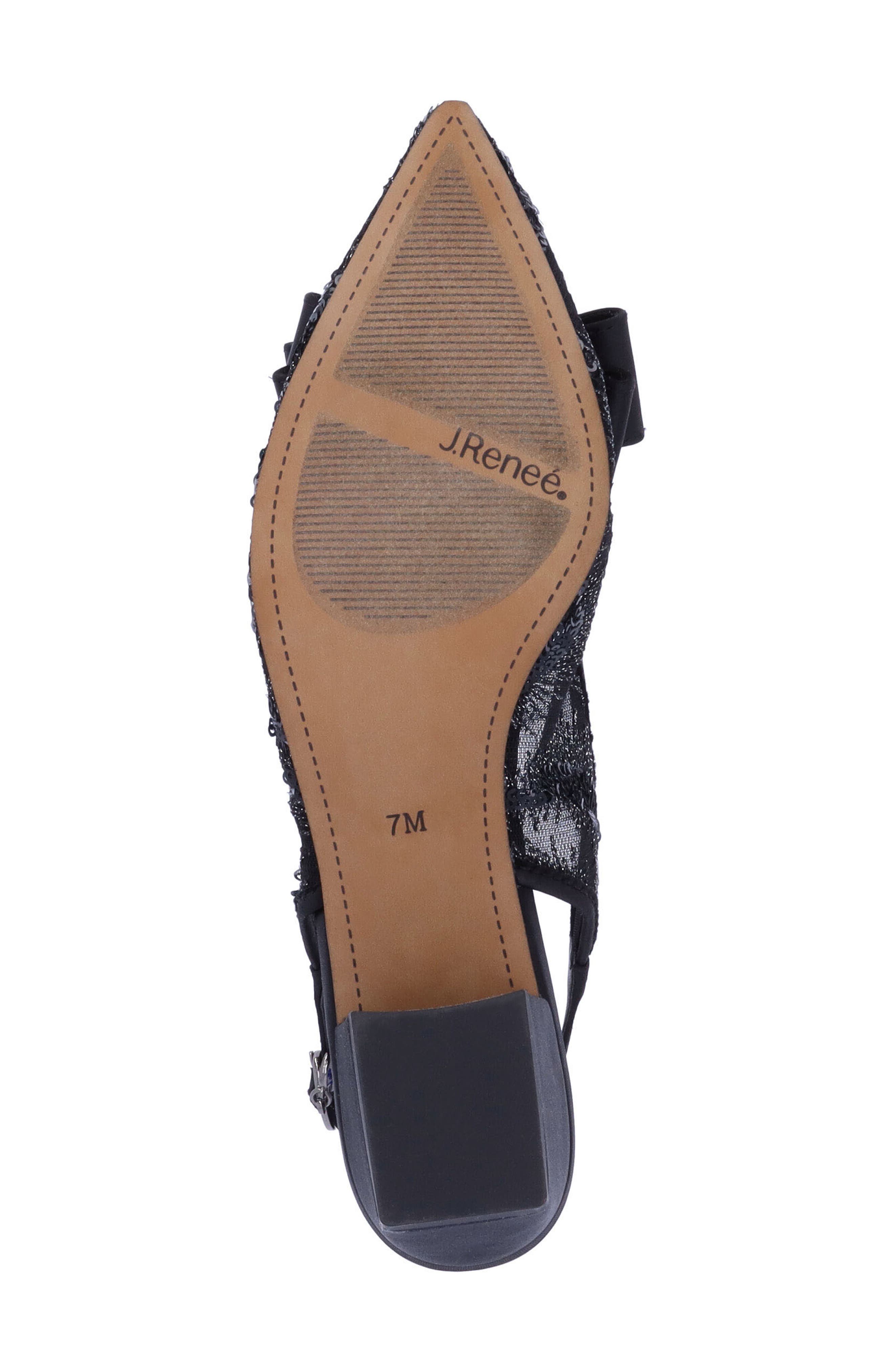 J. Reneé Triata Slingback Pointed Toe Pump, Alternate, color, 