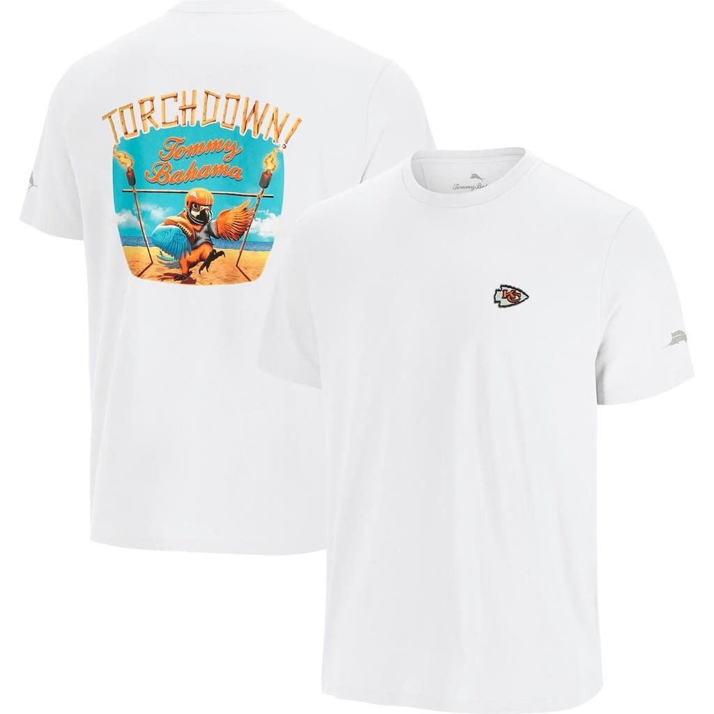 Tommy Bahama White Kansas City Chiefs Sport Torchdown Graphic T-shirt