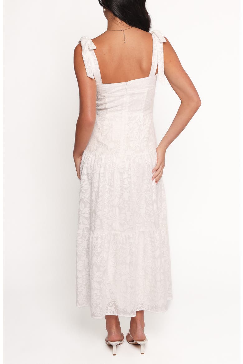 Lavinia Floral Tiered Sundress, Alternate, color, WHITE FLORAL