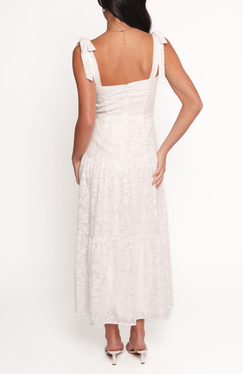 Petal & Pup Lavinia Floral Tiered Sundress, Alternate, color, White Floral