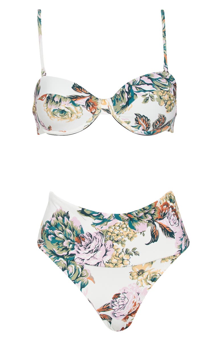 Maaji Jacobean Coconut Babylon Two-Piece Swimsuit, Alternate, color, 