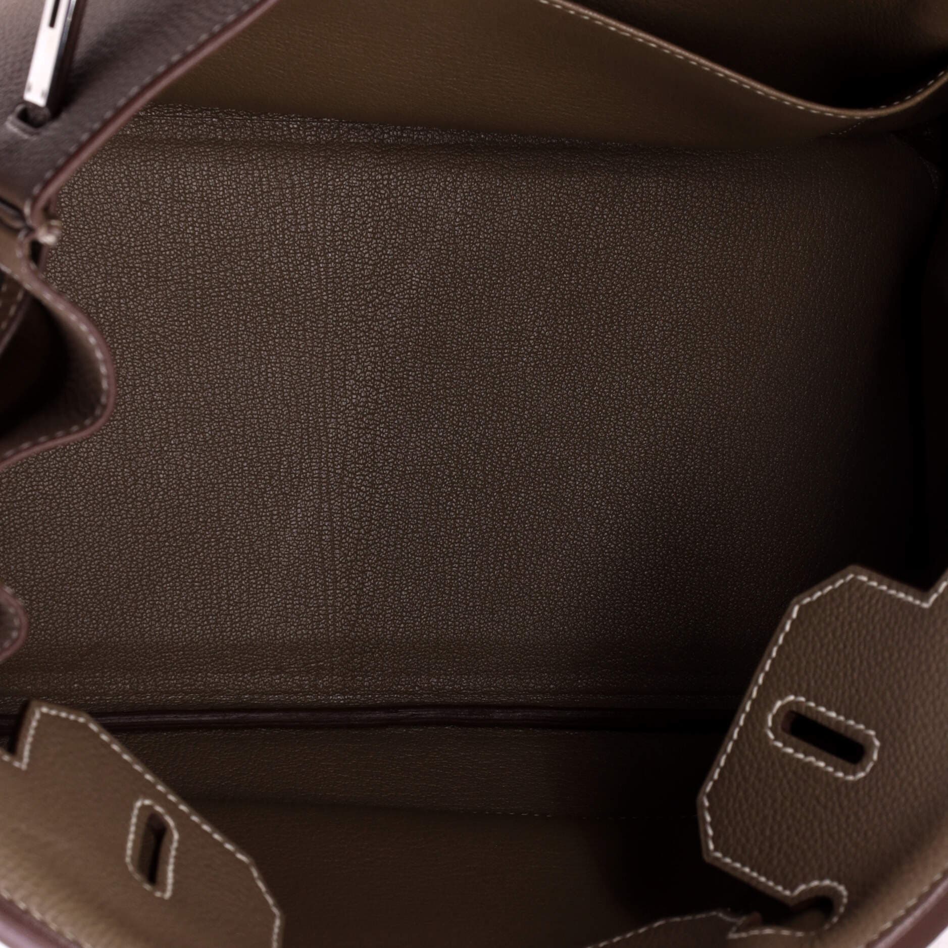 Pre-Owned Hermes Birkin Handbag Grey Togo with Palladium Hardware 30, Alternate, color, Etoupe