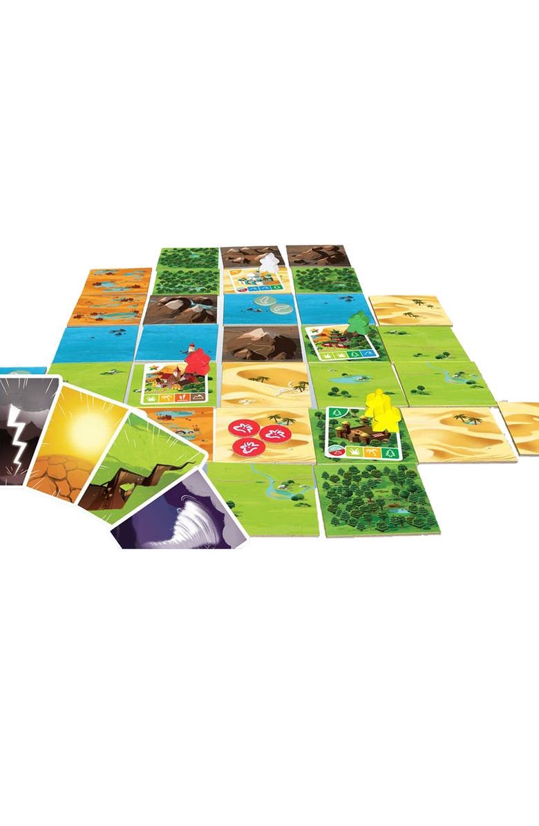 Tiki Gaia Fast Paced Tile Game, Alternate, color, Multicolored