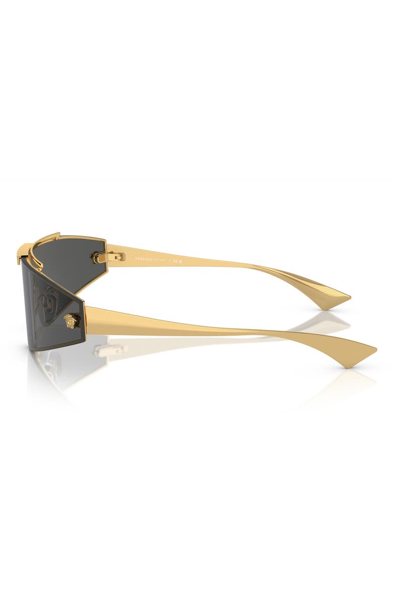 Versace Infinite Greca Shield Sunglasses, Alternate, color, 
