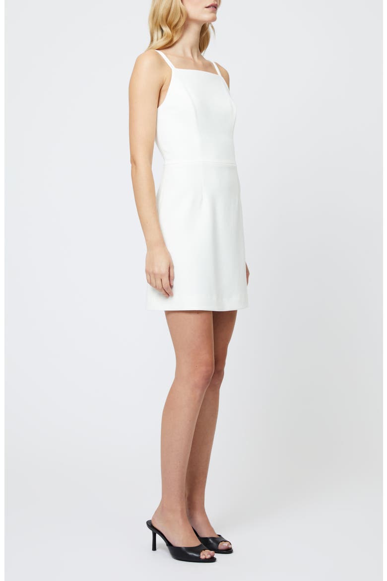 Whisper Square Neck Minidress, Alternate, color, SUMMER WHITE