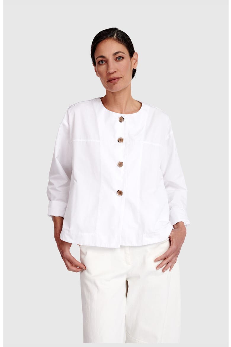 Side Streets Topper Jacket, Main, color, White