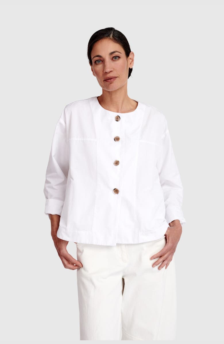 Alembika Side Streets Topper Jacket, Main, color, White